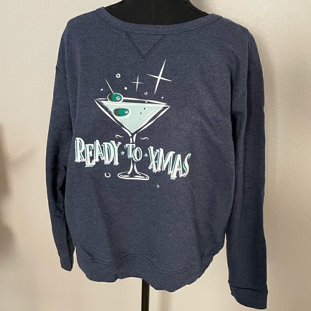 NWT Hanes Women’s Holiday Sweatshirt - Picture 3 of 7